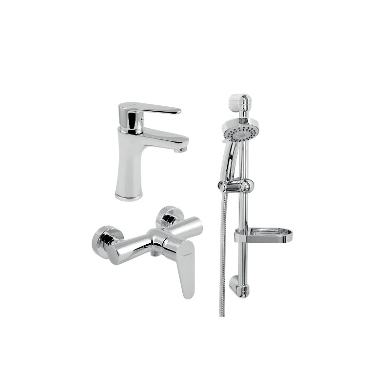 Koupelnová sprchová sada FRESH, 59 cm,sprcha 3S, chrom, Novaservis, SADA96061