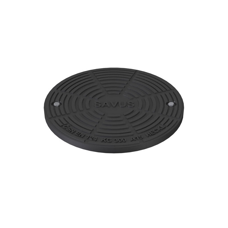 Šachtový poklop SAVUS A15, litinový, KG DN 300, HECKL
