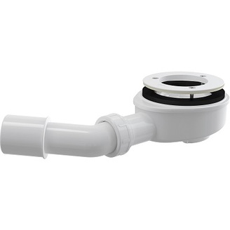 Vaničkový sifon A492CR 90, odpad 40/50 mm, chrom, Alcadrain A492CR