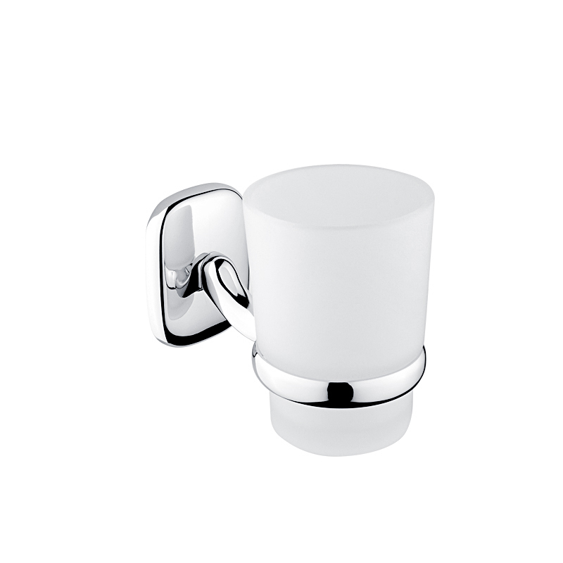 Držák kartáčků a pasty Simona, sklo/chrom, Nimco, SI 7258C-26