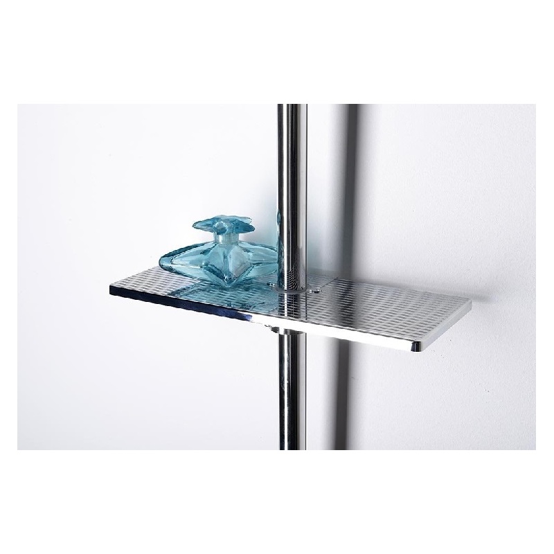 Police na sprchovou tyč 250 × 30 × 100 mm, chrom, Sapho SK111