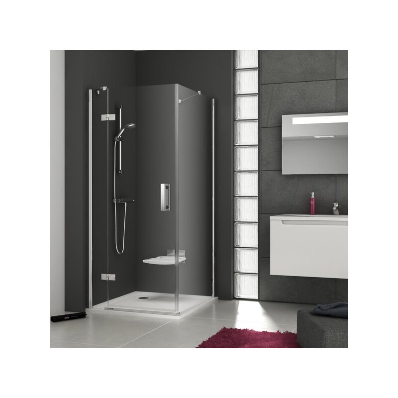 Sprchová stěna pevná SmartLine SMPS L 900 mm, sklo transparent, profil chrom, Ravak, 9SL70A00Z1