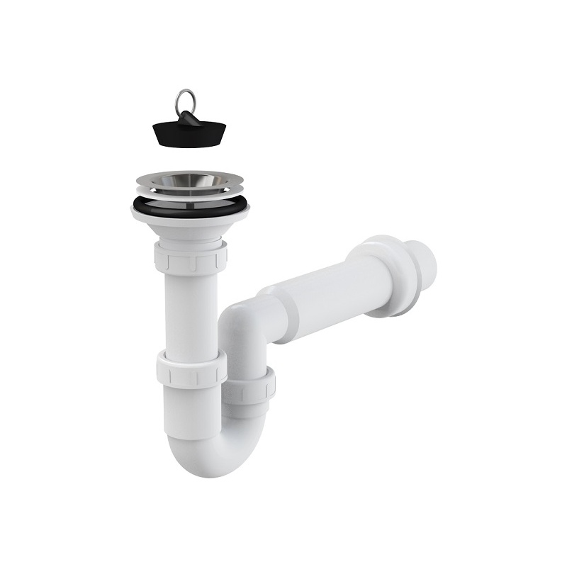 Vaničkový sifon A464 50, odpad 50 mm, Alcadrain A464-DN50