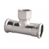 Lisovací T-kus d 15 x 1/2 x 15, vnitřní závit, Ivar IVC42.1512