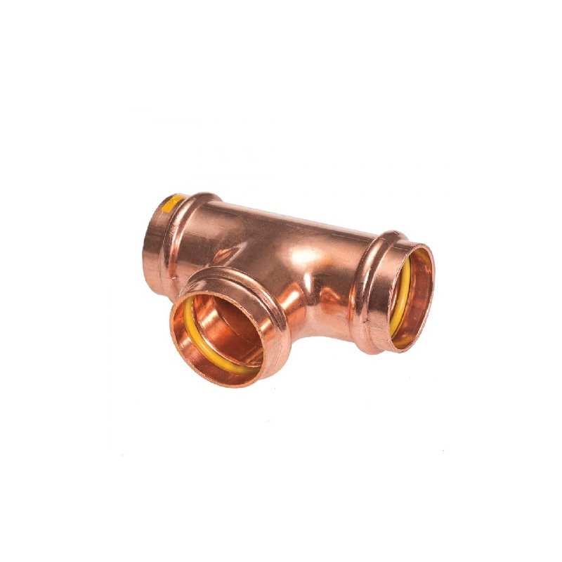 Lisovací t-kus CU 5130 d 35 × 35 × 35, pro plyn