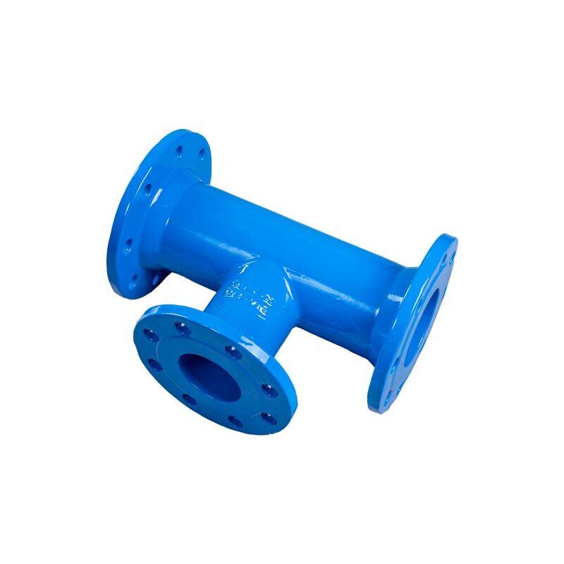 T-kus s přírubovou odbočkou  DN 150/ 80-8děr