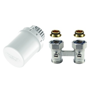 Radiátorový termostatický set, přímý, 1/2, H šroubení, Honeywell TL3096DY15