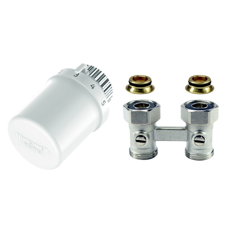 Radiátorový termostatický set, přímý, 1/2, H šroubení, Honeywell TL3096DY15