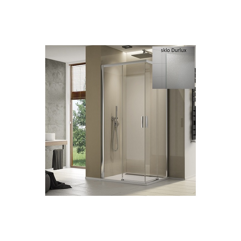 Sprchové dveře TOP-LINE S TLS P 1200 mm, sklo Durlux, profil aluchrom, pravé, SanSwiss TLSD1205022