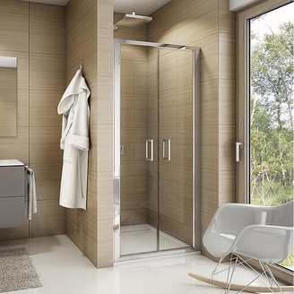 Sprchové dveře TOP-LINE TOPP2 700 mm, sklo čiré, profil aluchrom, SanSwiss TOPP207005007