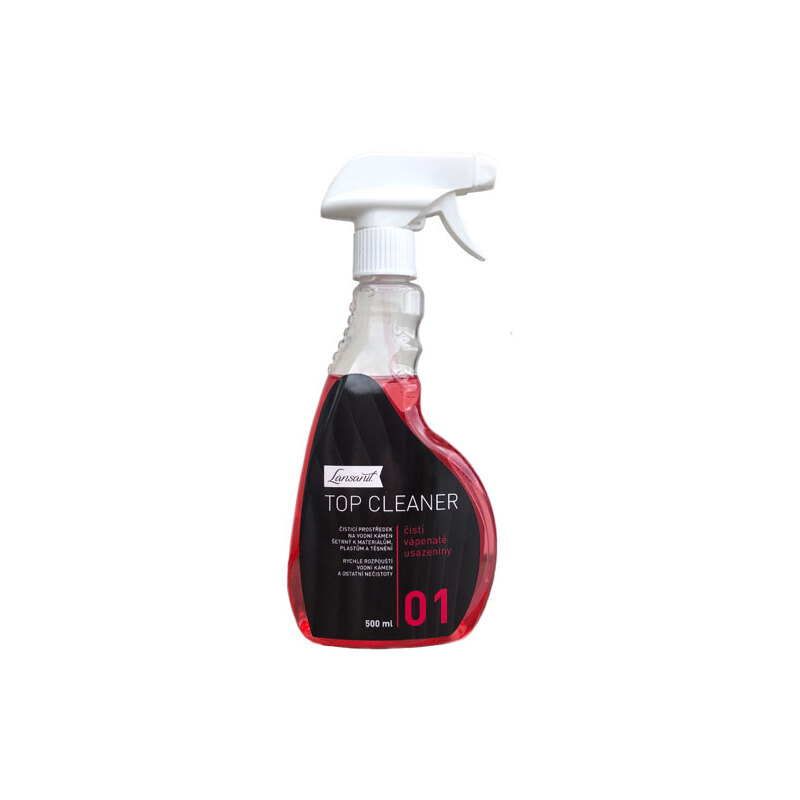 Čisticí prostředek na sklo TOP Cleaner 500 ml, Lansanit