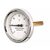 Teploměr 0 - 120 °C d 63 mm, s jímkou 75 mm, zadní napojení 1/2, Ivar TA6312007