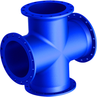TT-kus kříž přírubový    DN   80/ 80 - 8děr