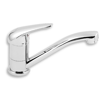 Umyvadlová/Dřezová baterie Titania Hit, chrom, stojánková, bez výpusti, Novaservis 95596,0