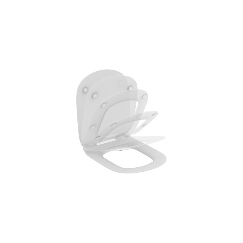 WC sedátko s poklopem Tesi, Soft-Close, bílé, Ideal Standard T352701