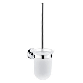 Toaletní WC kartáč, skleněný UNIX 98 x 133 x 345 mm, chrom, Nimco UN 13094WN-26