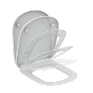 WC sedátko s poklopem Tesi, Soft-Close, bílé, Ideal Standard T352901