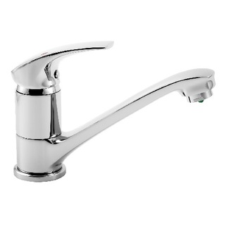 Dřezová baterie Metalia Eco+, chrom, stojánková, Novaservis 57096,0E