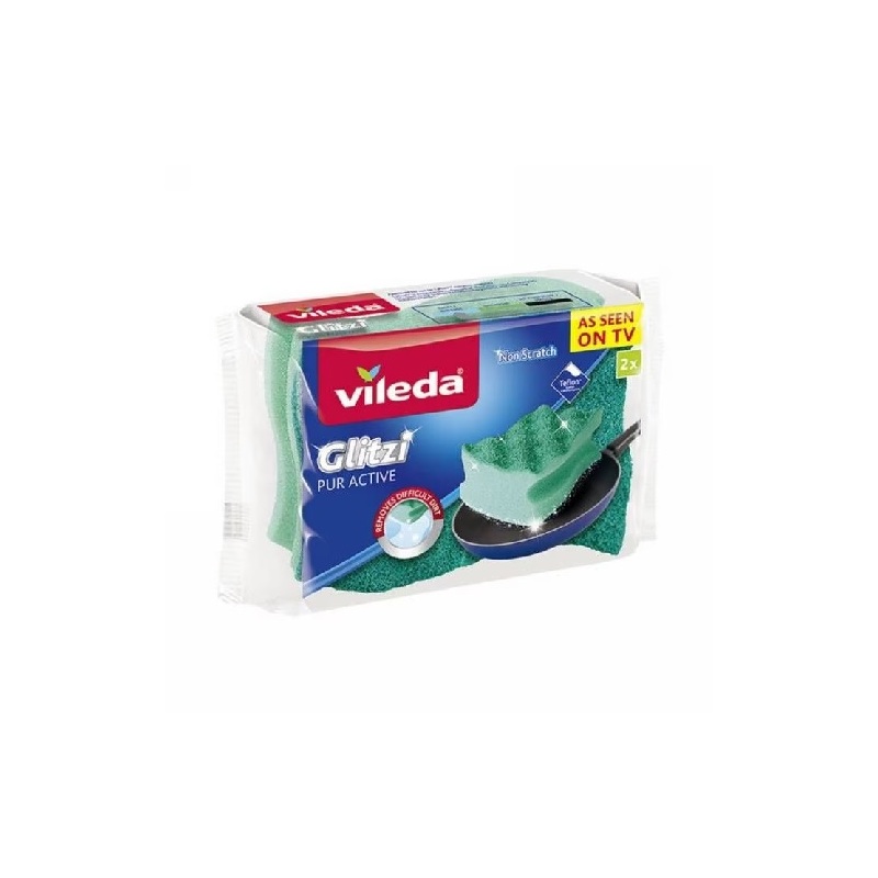 Houbička PUR active, vysoká, 2 ks, Vileda, 116514