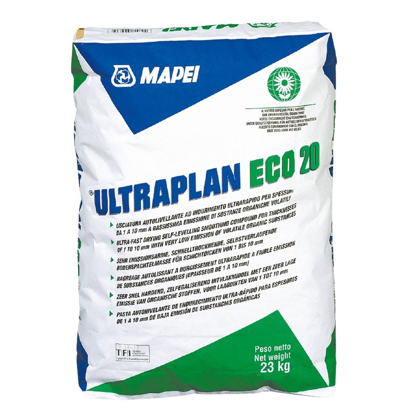 Samonivelační hmota stěrka ULTRAPLAN ECO 20, 23 kg, Mapei 1491523