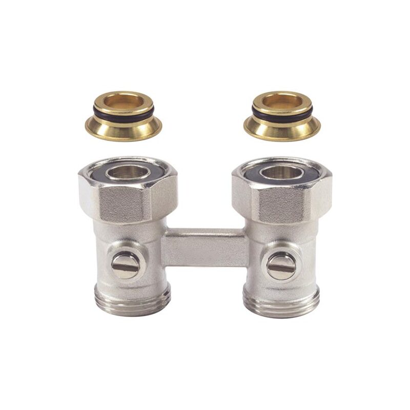 Přímé radiátorové šroubení H-kus 1/2 Verafix V2496DY, Honeywell V2496DY015