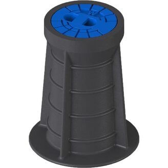 Poklop ventilový PLASTUS, W, víko modré, můstek, HECKL