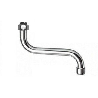 Výtokové ramínko trubkové S, 16 cm, 1/2, chrom, Geos, GP 250 CR