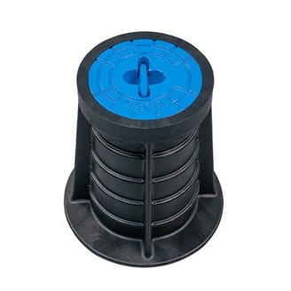 Poklop ventilový PLASTUS ČSN, VODA, modrý, třmen, HECKL