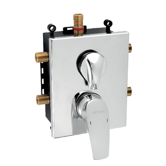 Vanová baterie Metalia 57, chrom, podomítková, s příslušenstvím, Novaservis BOX57052RX,0