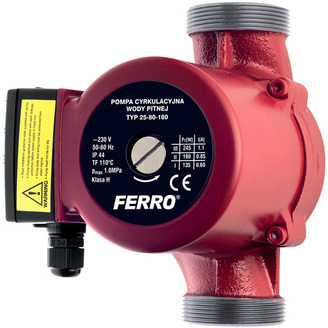Oběhové čerpadlo FERRO 25-60/180 mm, Novaservis 0301W