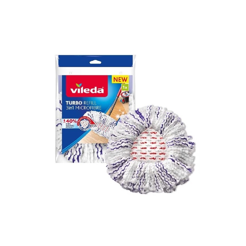Náhrada na mop Turbo 3v1, 1 ks, Vileda, 167749