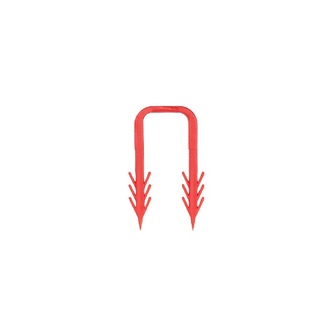 Příchytka fixační W983-2 50 mm, červená, Giacomini W983Y050CZ