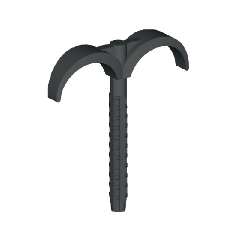 Příchytka dvojitá natloukací 40 mm, délka 60 mm, Giacomini W983Y306CZ