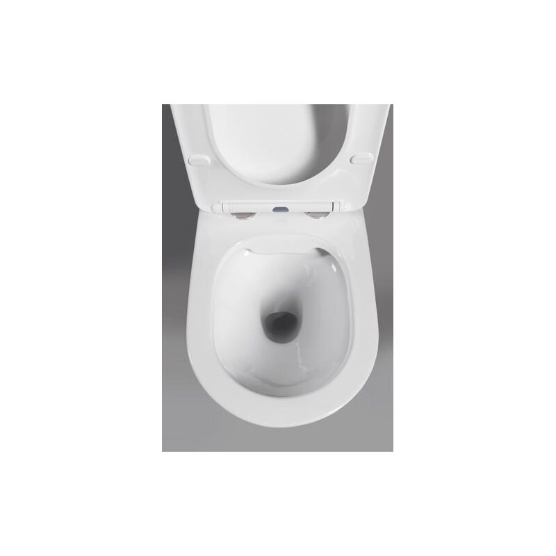 Závěsné WC Aquasyst rimless se sedátkem soft-close, slim