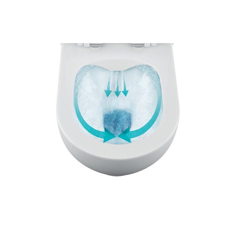Závěsné WC Aquasyst rimless se sedátkem soft-close, slim