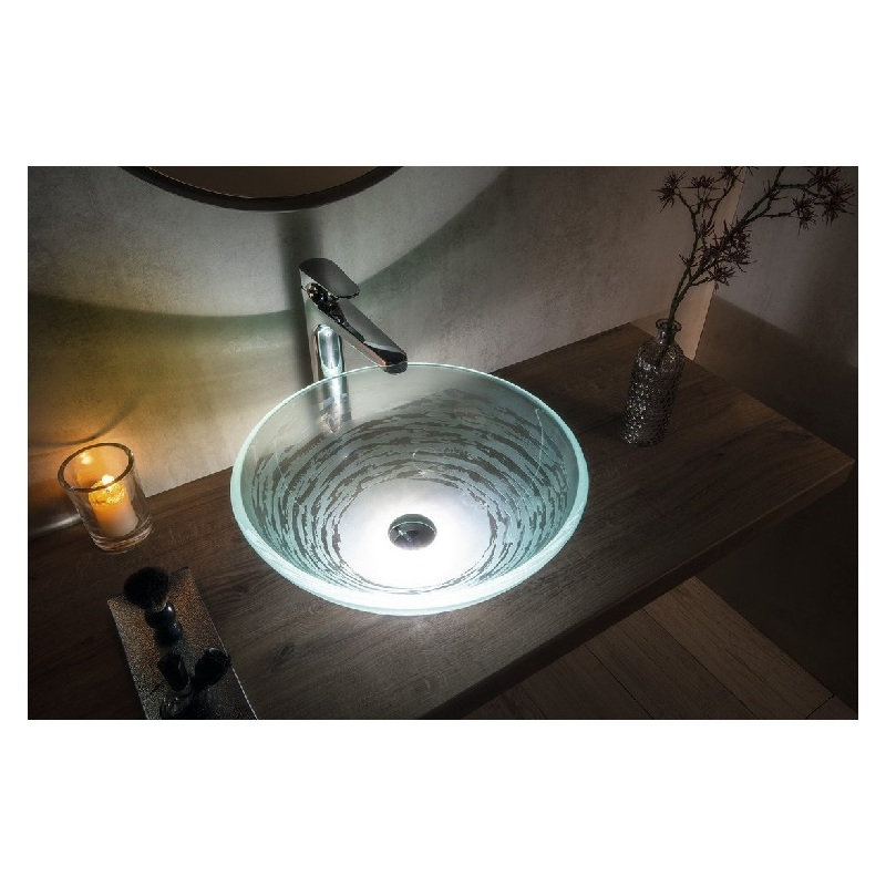 Osvětlení pod skleněné umyvadlo LEDRING 1,2W, 5000-5500K, Sapho WP94051LED