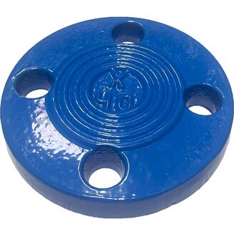 Zaslepovací X příruba DN 40, šedá litina, HECKL