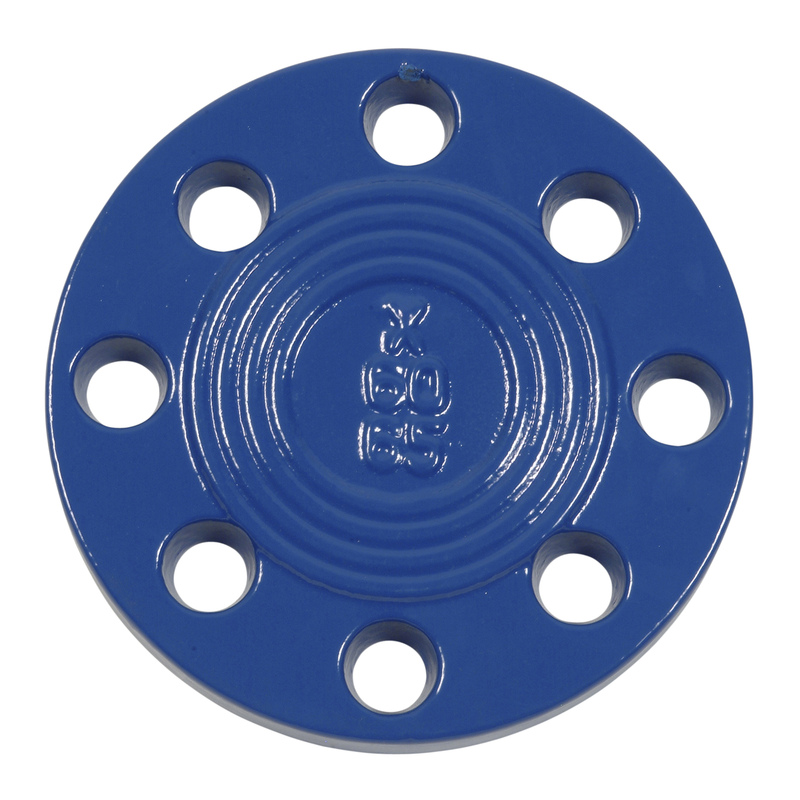 Zaslepovací X příruba DN 100, šedá litina, HECKL