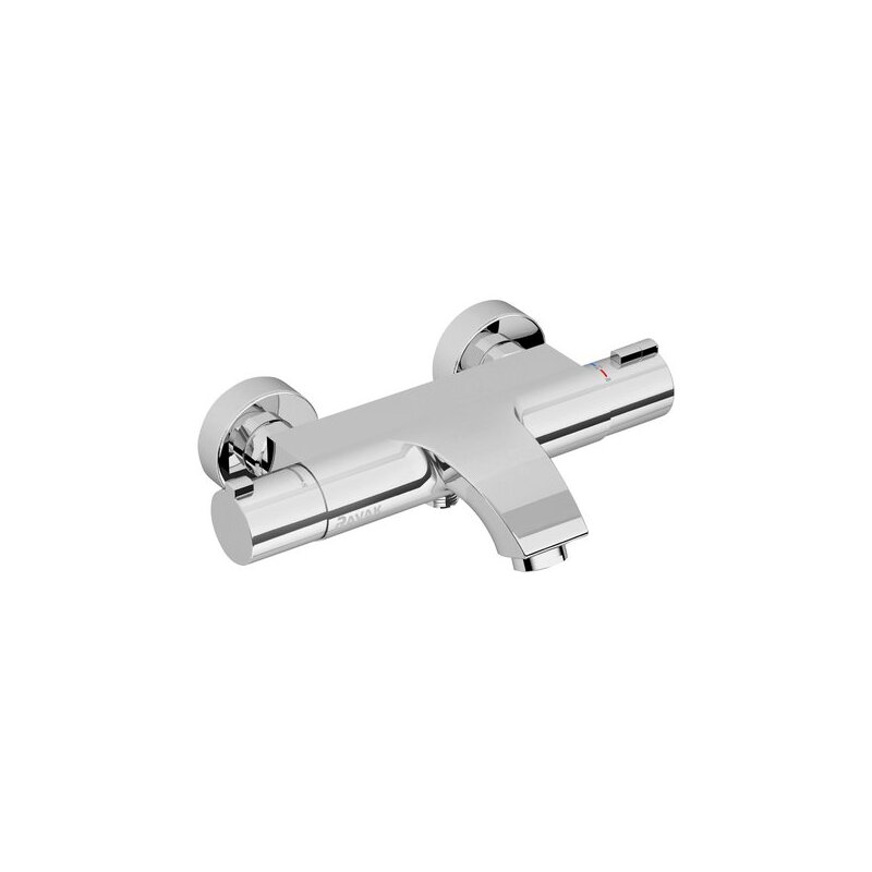 Vanová baterie Termo 150 mm, chrom, nástěnná, termostatická, bez příslušenství, TE 082.00, Ravak X070046