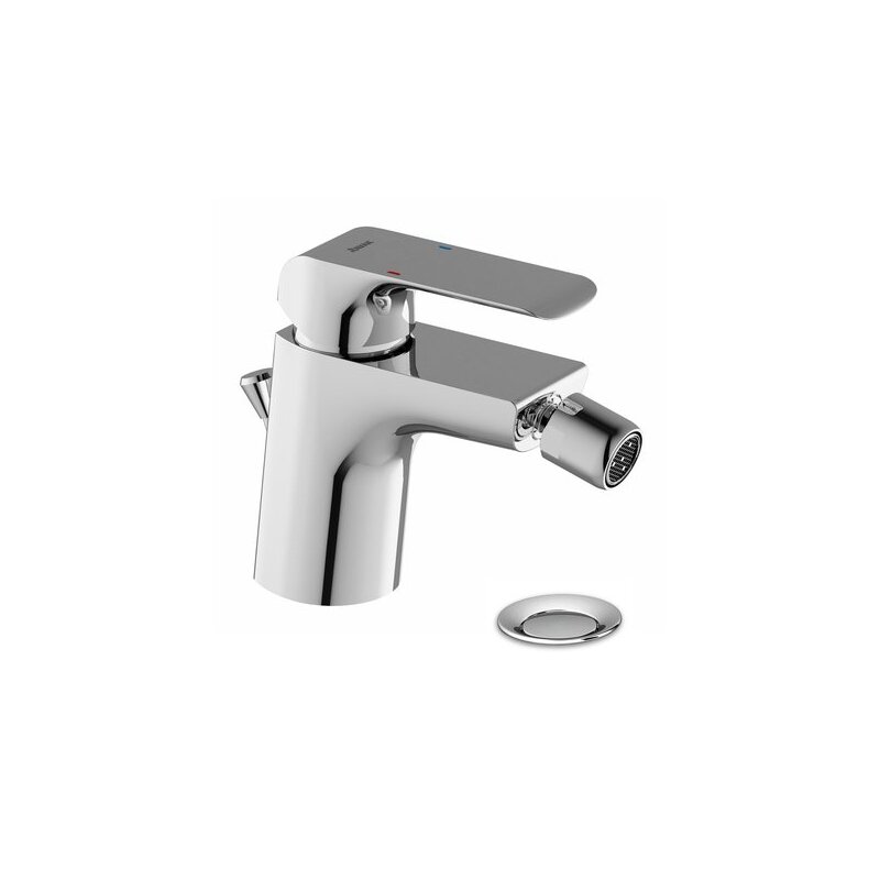 Bidetová baterie Flat, chrom, stojánková, s výpustí, FL 055.00, Ravak X070122