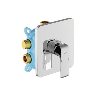 Sprchová baterie Flat, chrom, podomítková, bez příslušenství, FL 066.00, Ravak X070124