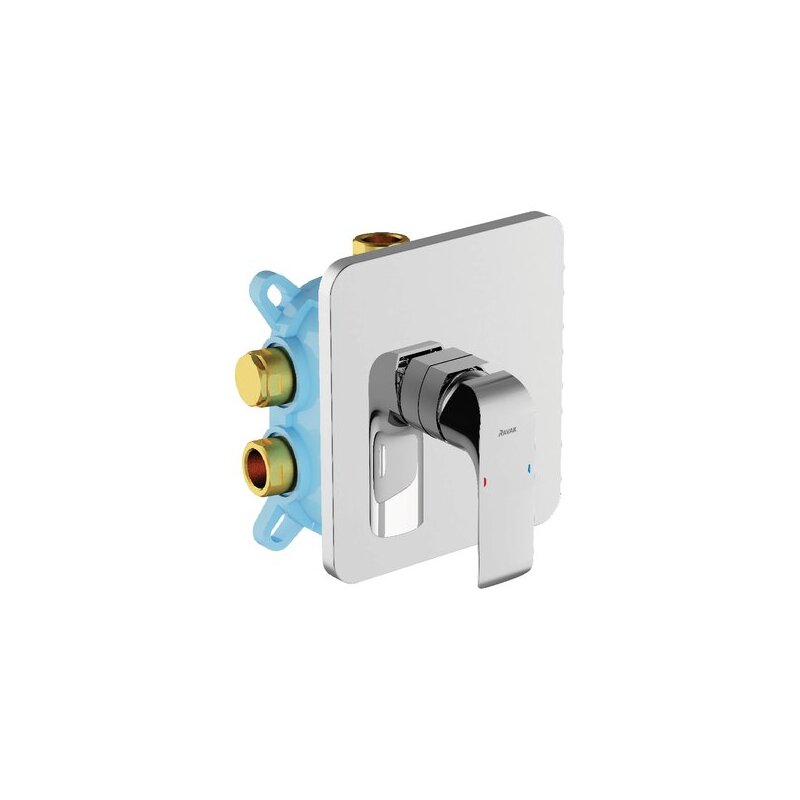 Sprchová baterie Flat, chrom, podomítková, bez příslušenství, FL 066.00, Ravak X070124