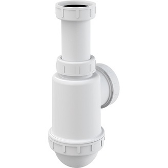 Dřezový sifon A443 bez výpusti G 6/4, odpad 40/50 mm, Alcadrain A443-DN50/40