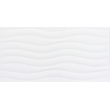 Obklad dekor vlnka Bianco 297x595mm lesk