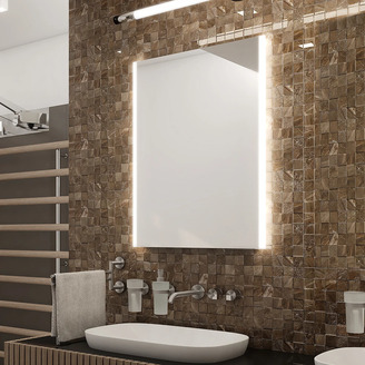 LED zrcadlo 60 x 80 cm hliník, Nimco ZP 11002