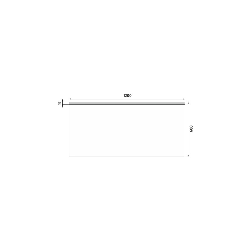 LED zrcadlo 120 x 60, Nimco ZP 8006