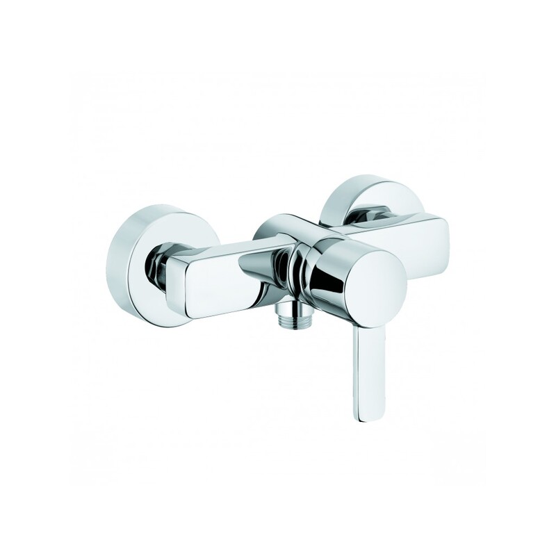 Sprchová baterie Zenta 150 mm, chrom, nástěnná, bez příslušenství, Kludi 388700575