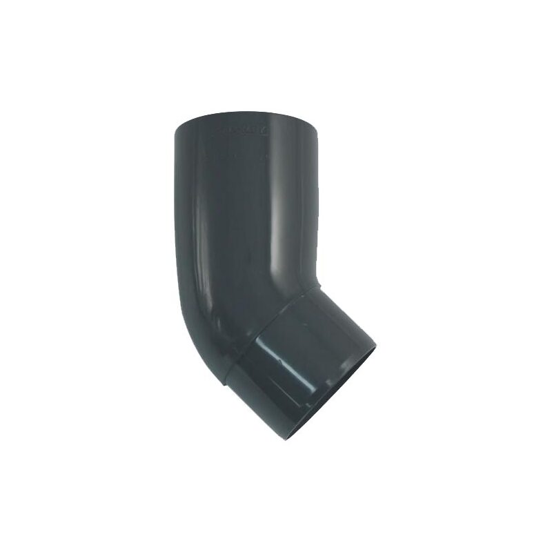 Koleno svodu okapu 45° DN 53 mm, antracit, plast, Marley 085203