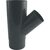 Odbočka svodu okapu 45° DN 105 mm, antracit, plast, Marley 085661