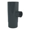 Odbočka svodu okapu 90° DN 105/53 mm, antracit, plast, Marley 085920